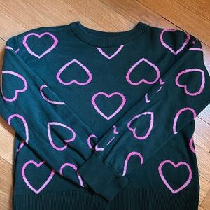 Kids print itarsia sweater